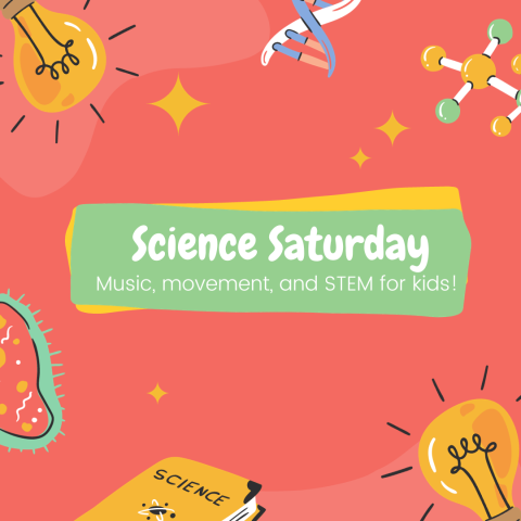 Science Saturday lightbulbs, atoms, DNA, and event info