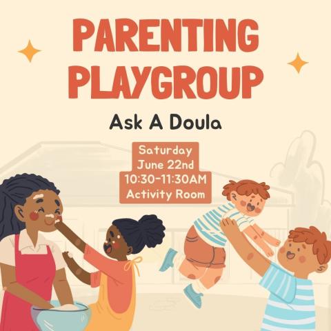 Parenting Playgroup (parents and kids playing together image)