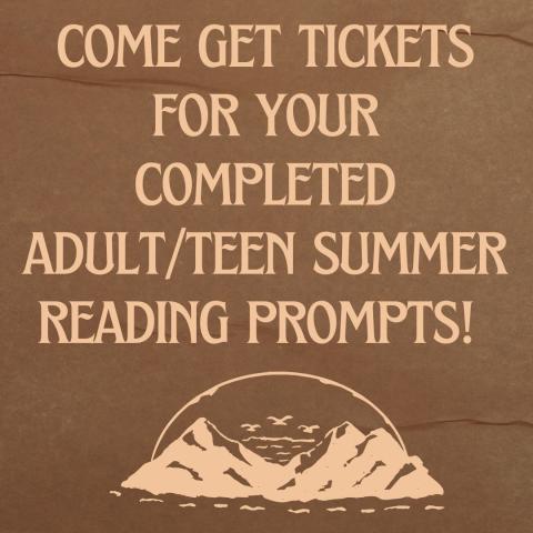 come get tickets for completing prompts