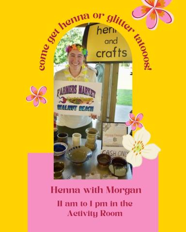 image of morgan with a flower crown