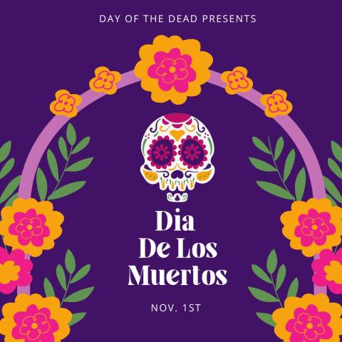 Dia de los Muertos calavera poster