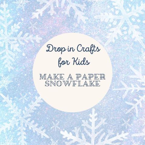 snowflakes on a blue background