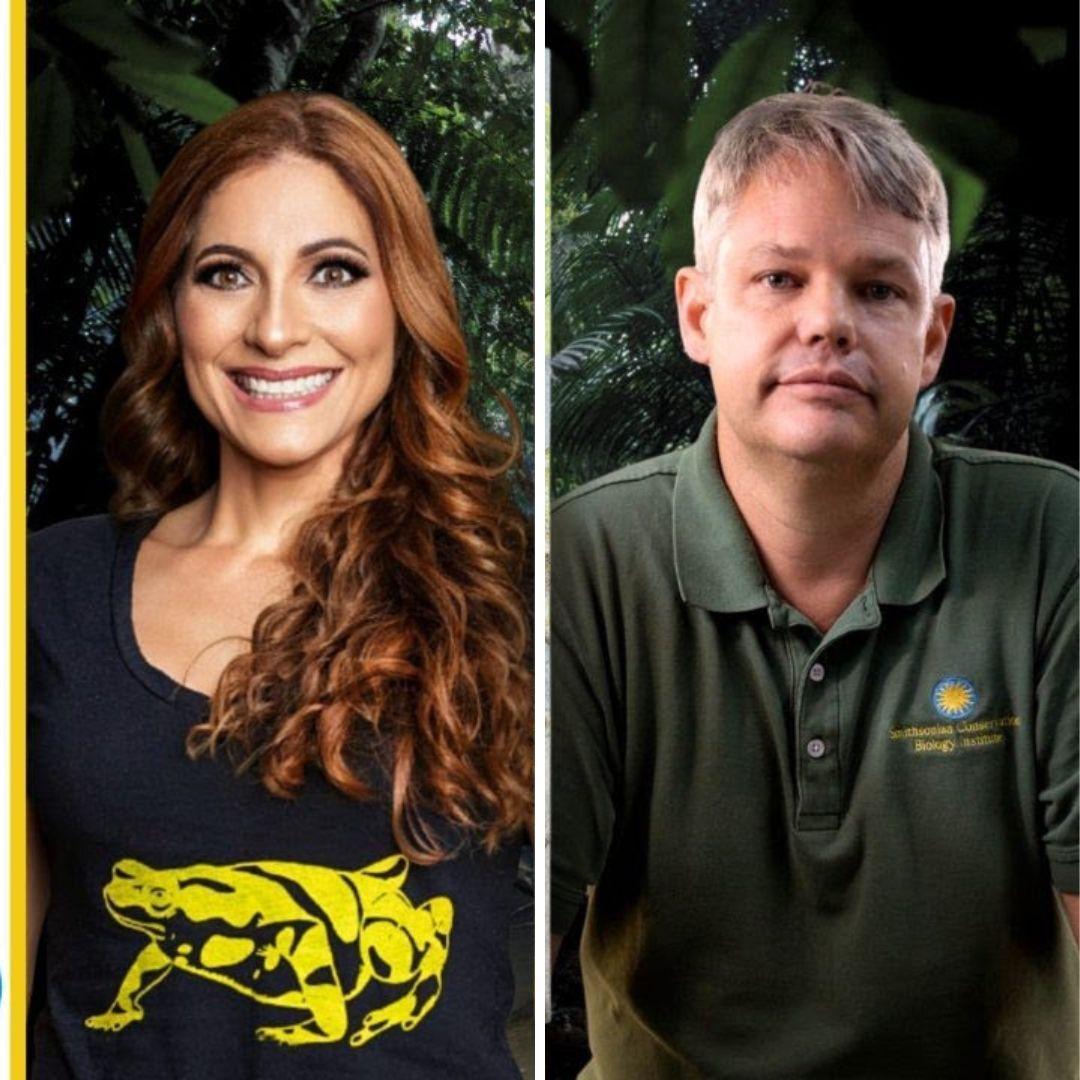 Dr. Gina Della Togna and Brian Gratwicke