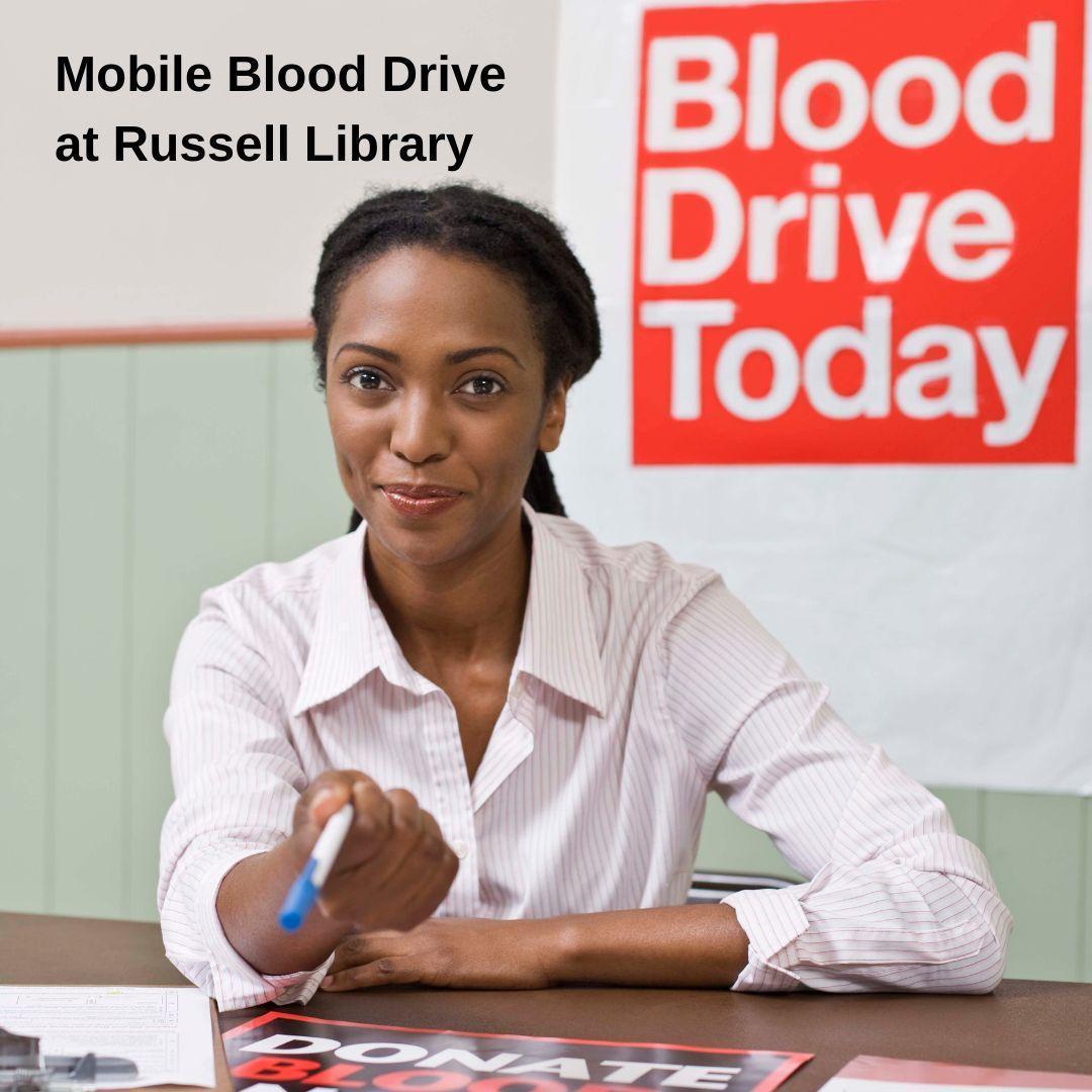 Blood Drive at Russell Library