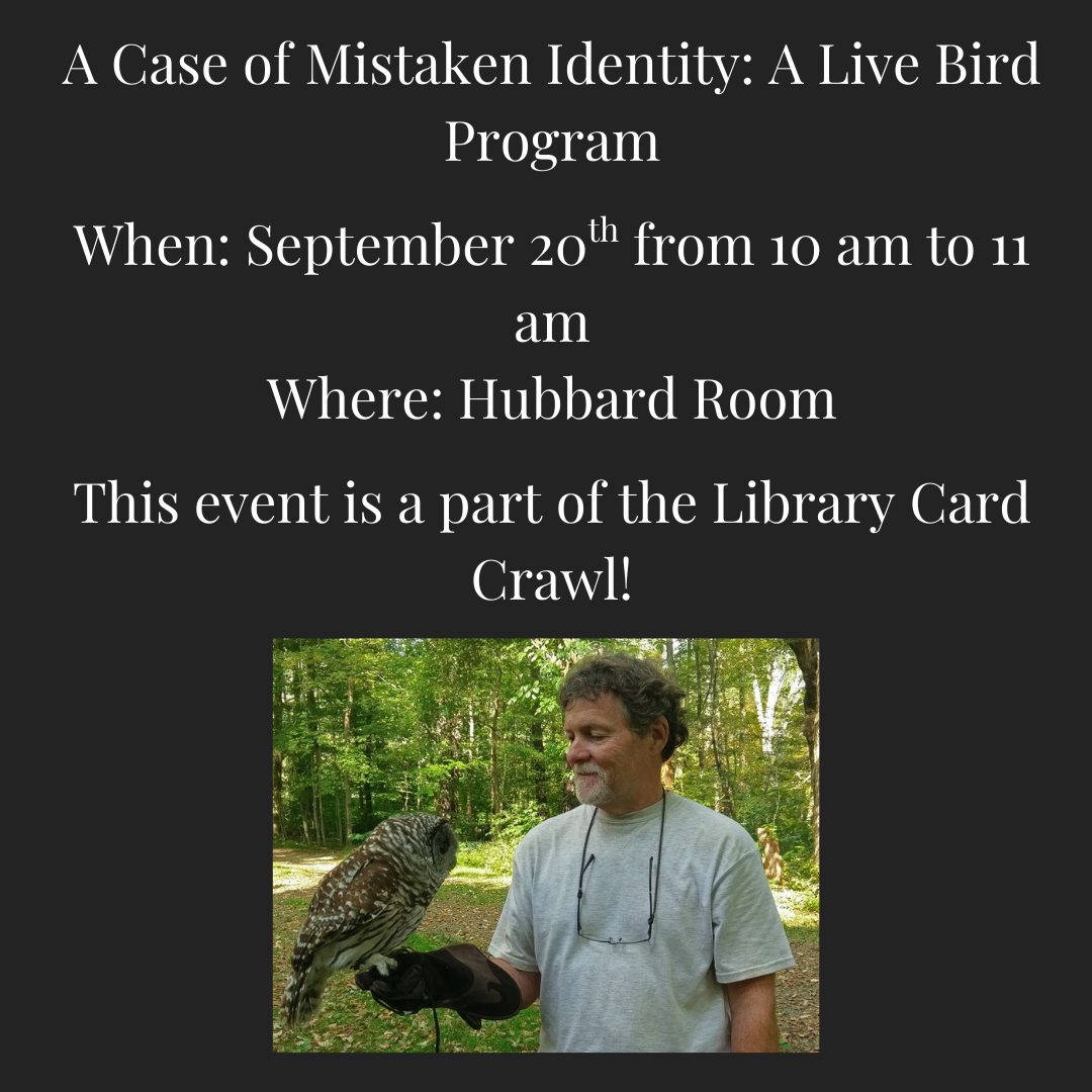 man with barred owl sitting on his gloved hand