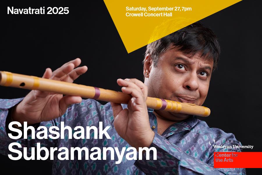 Artist playing a flute